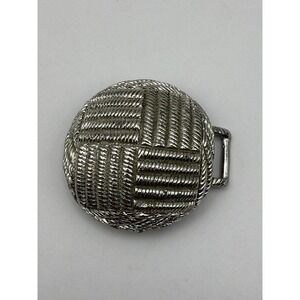 Vintage Douglas Paquette Silver Tone Belt Buckle – Western Statement Accessory